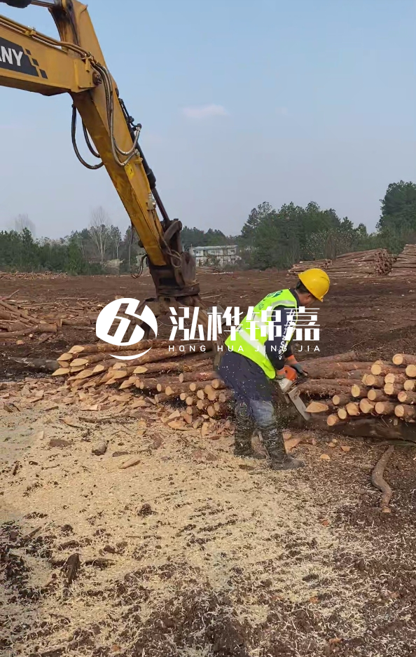 銅陵挖機(jī)打木樁專業(yè)施工-打松木樁一般算米還是算根？
